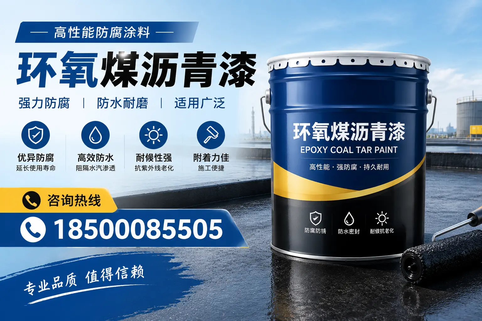 环氧煤沥青漆的主要成分与功能，海北用户深度了解