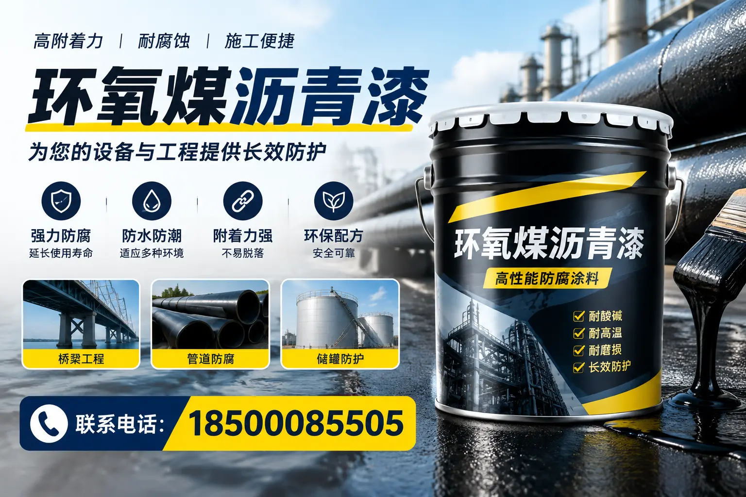 环氧煤沥青漆与其他涂料的对比分析,助力海北企业决策